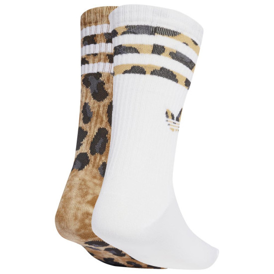 Adidas Κάλτσες Leopard Crew Socks 2 pairs